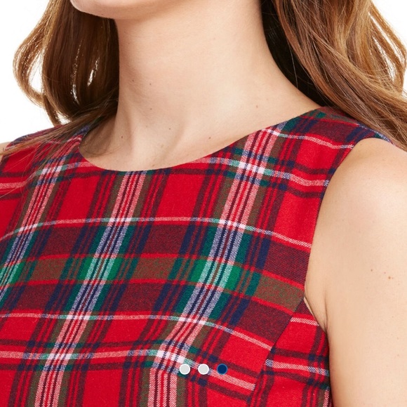 Vineyard Vines Red and Green Plaid Dress - Picture 2 of 13